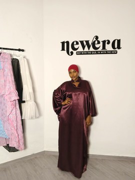 ROBE SOYA - Rouge bordeaux