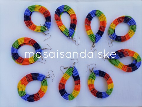 Maasai earrings / Wholesale maasai strings / Handmade earrings for women