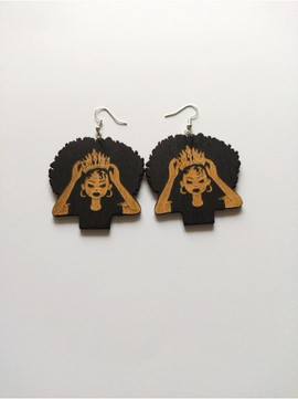 Boucles d'oreilles Reine africaine