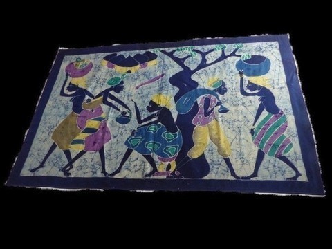 tableau batik seine du village018