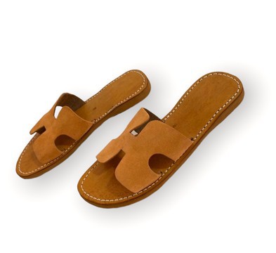 Sandale en cuir véritable haute qualité fait main mode femme
