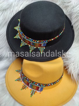 Chapeaux Fedora, chapeau fedora perlé africain