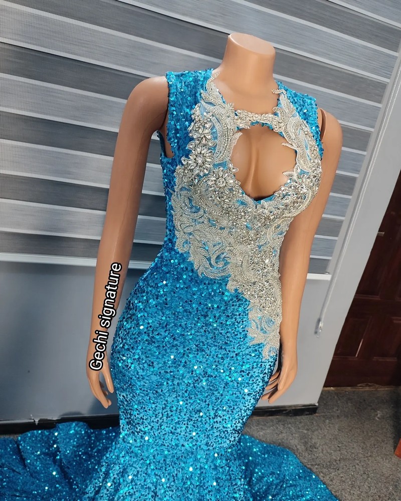 homecoming dress atlanta Turquoise Lace Corset A-Line Homecoming Dress with Puff Sleeves –  FancyVestido main image 0