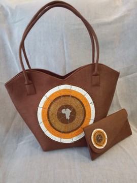 African Women beaded shoulder bags