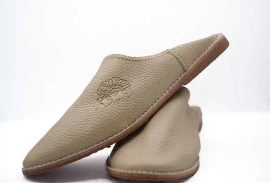 Genuine genuine leather slippers