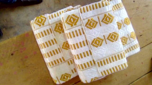 Ashanti Bonwire Kente -Hand woven