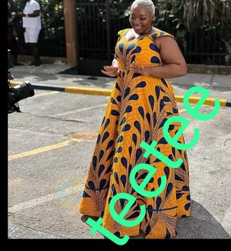 Mikkytee robe longue africaine Maxi, robe libre africaine