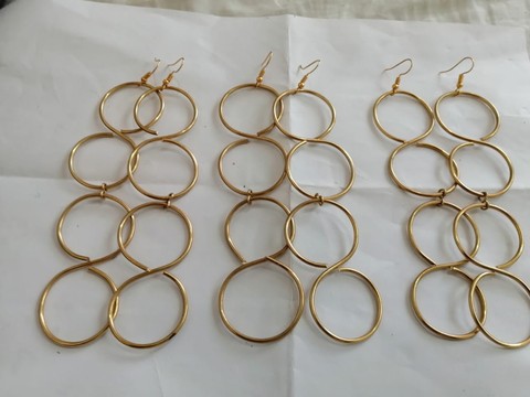 Boucles d'oreilles africaines / bijoux femmes / boucles d'oreilles faites à la main