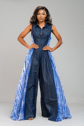 Combinaison Jean bleu