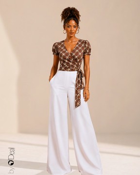 Double-sided wrap top