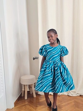 Robe Ife en tissu wax africain