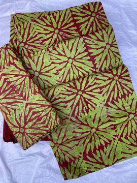 African Adire Batik / Handmade Batik / Ankara Fabric / 100% Cotton Fabric