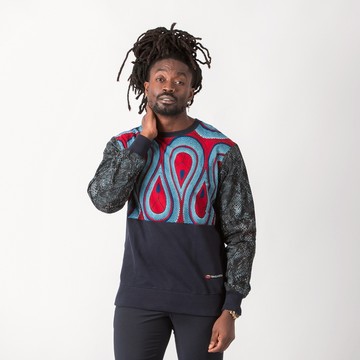 Unisex organic cotton sweatshirt with Ubuntu theme