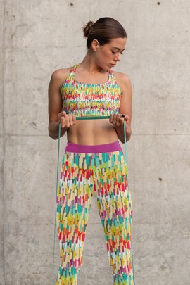 JOLA SPORTS BRA SHIRT AND YOGA LEGGINGS ACTIVEWEAR SET