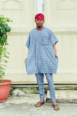 Ensemble de kaftan traditionnel classique pour homme – Tenue traditionnelle deux pièces haut de gamme