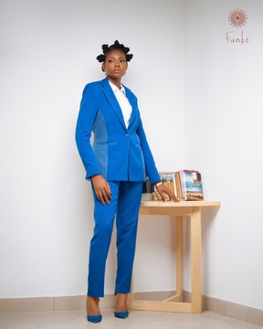 Blue suit set