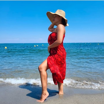 Red Vérano sarong