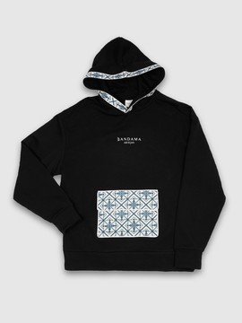 Pretoria black kangoo hoodie