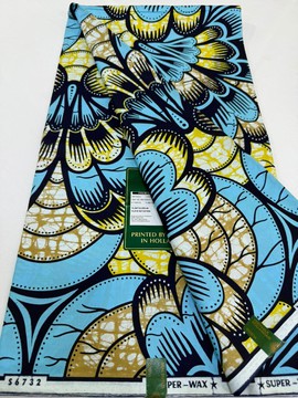 Original VLISCO Super Wax fabric/ Dutch Wax/ Hollandais Wax