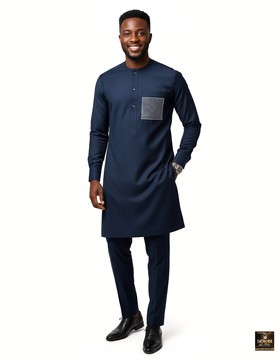 Gray senator kaftan two pieces