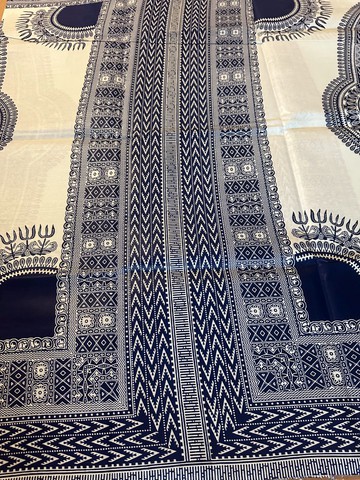 Smooth cotton African wax fabric