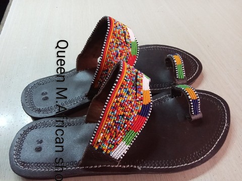 African Maasai Sandals..December offer comes with a gift