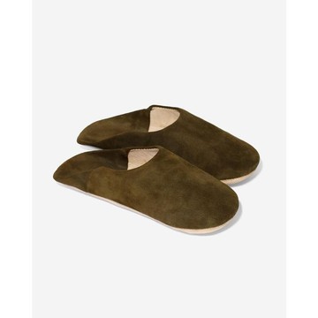 Babouche en cuir original fait main