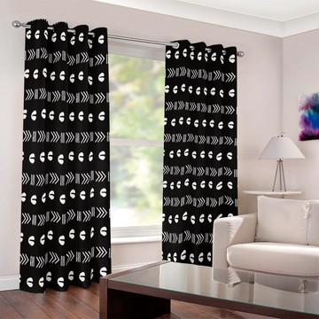Cultural Unique Bath Mat White and Black Bathroom Rug (LARGER SIZES AVAILABLE)