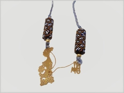Collier perles anciennes et argent 925
