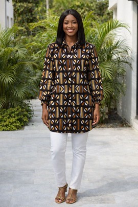 The Heritage Print Shirt Dress – Worn with pride