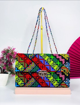 Sac de bureau imprimé africain