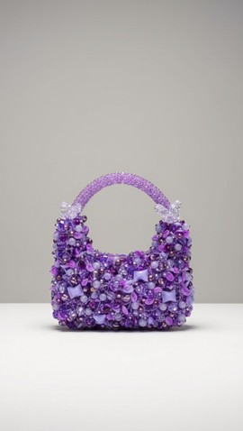 Le sac hobo africain fait main Ultra-Violet Garden