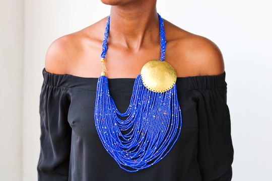 Collier de perles africaines, collier Fringe, collier Maasai, collier zoulou