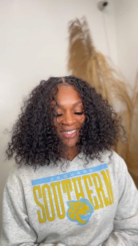 500g Black Human hair curls bulk hair for boho mermaid bora bora braids locs
