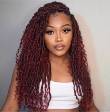 River Locs wig on frontal