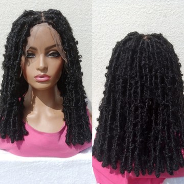16 inches frontal butterfly  locs,free shipping