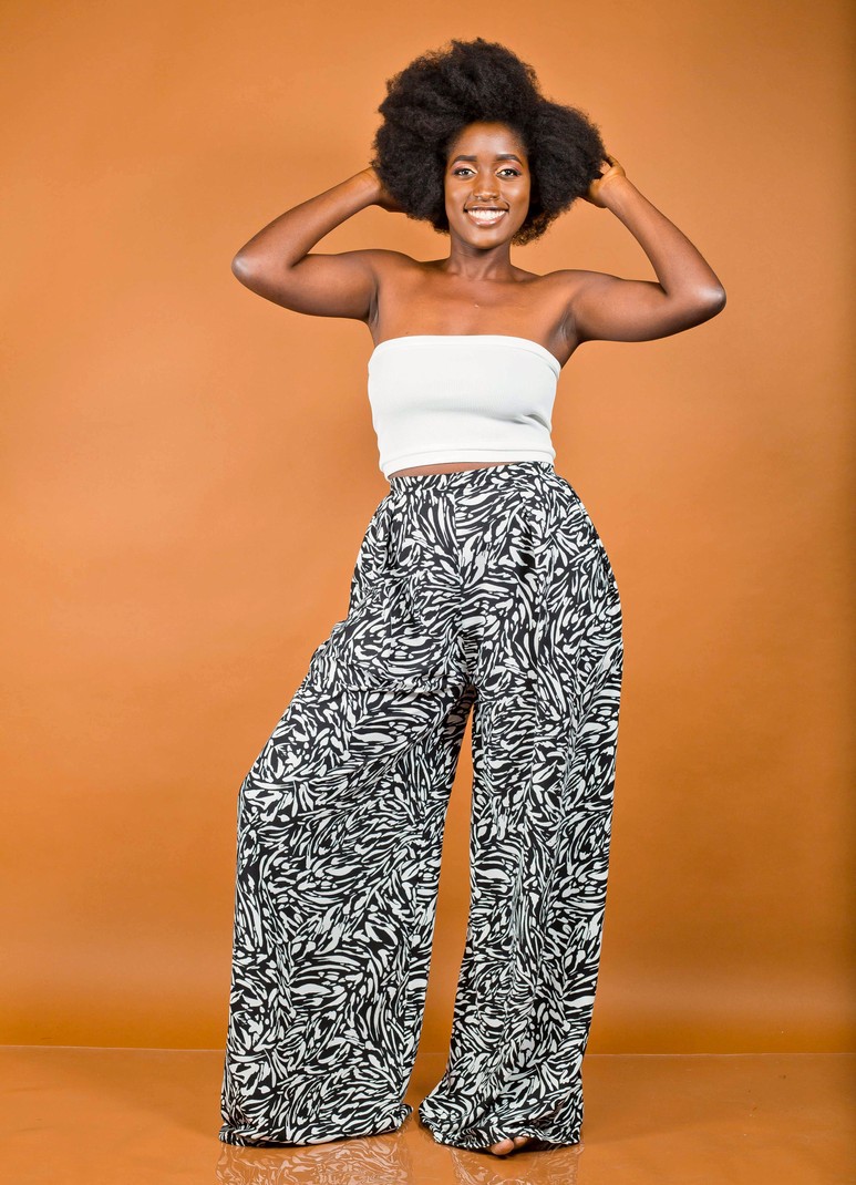 Pantalon Capri Africain Sur Mesure De Sierra Leone - Taille L Multicolore, Neuf Sans étiquettes