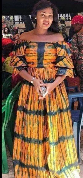 Robe longue Brkkytee African Batik, robe gratuite Adire