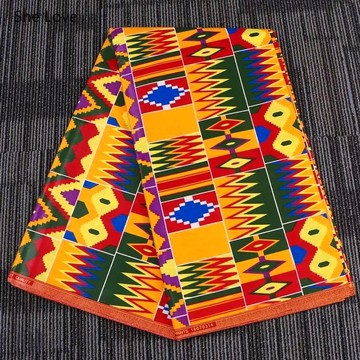 Wax fabrics 100% cotton 2 yards 1m80 "kente"