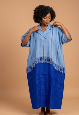 Aso-Oke Shift Dress Boubou |Wedding|Ceremonialoutfit|Casual outfit|