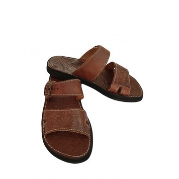 Men's sandal in genuine leather