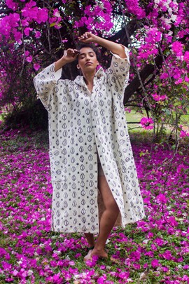 Sierra Leone Hooded Bogolan Cloak (Pre-Order)