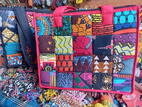 Ankara bag, fabric bag, luggage bag, travel bag