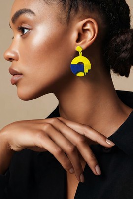 Boucles d'oreilles  en wax