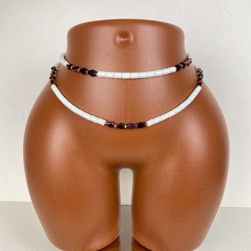 Perle de taille, bayas , bine bine , collier de ventre, perle de ventre, fait main