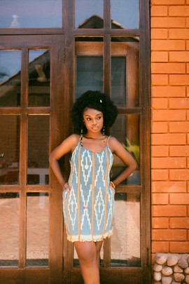 Noon in Zanzi Vintage Baulé Slip Backless