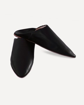 Genuine genuine leather slippers