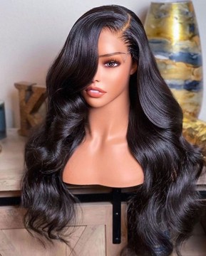 Bouncy curly wig 26”