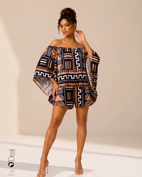 african short dresses designs pictures Buy print | Dashiki and ankara prints dress Color:Blue / Brown Stripe Occasion:Daywear Kristen Bell's Reformation Tagliatelle Ankara gown All photos are taken