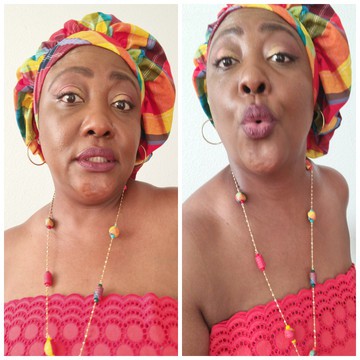 Traditional NDOP fabric necklace and 925 silver